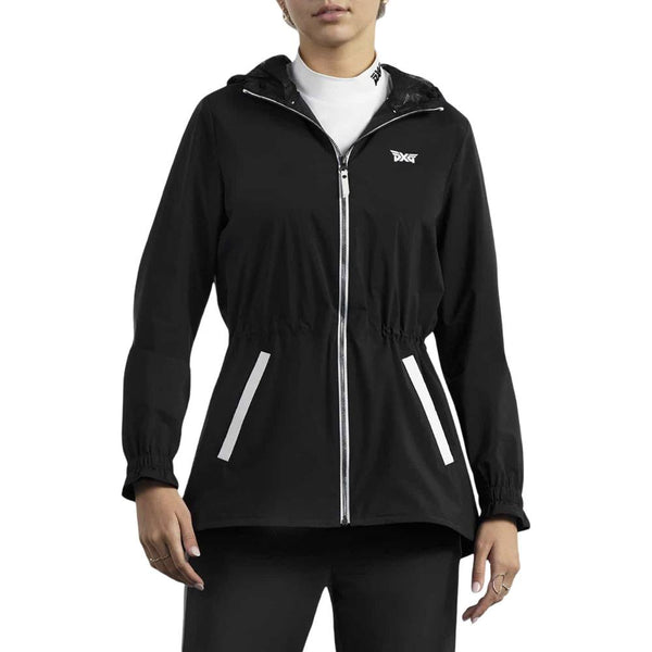 PXG Full Zip Hooded Golf Jacket Black - FW25 Women