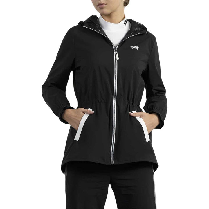 PXG Full Zip Hooded Golf Jacket Black - FW25 Women