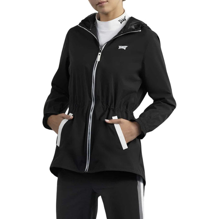 PXG Full Zip Hooded Golf Jacket Black - FW25 Women
