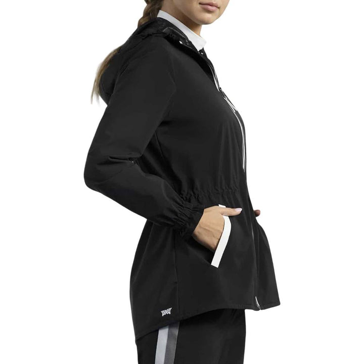PXG Full Zip Hooded Golf Jacket Black - FW25 Women