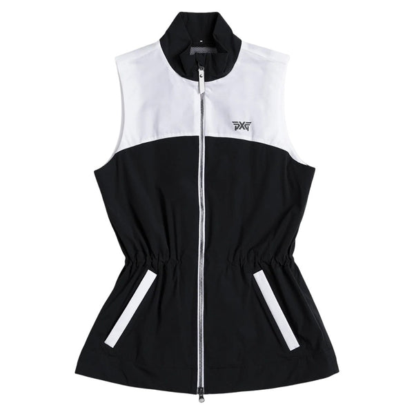 PXG Color Block Golf Vest Black - FW25 Women