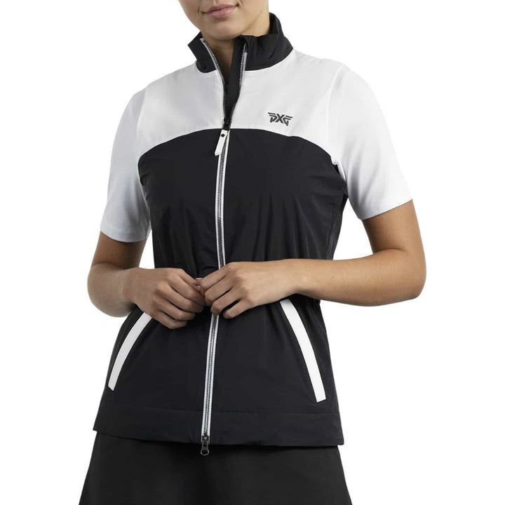 PXG Color Block Golf Vest Black - FW25 Women