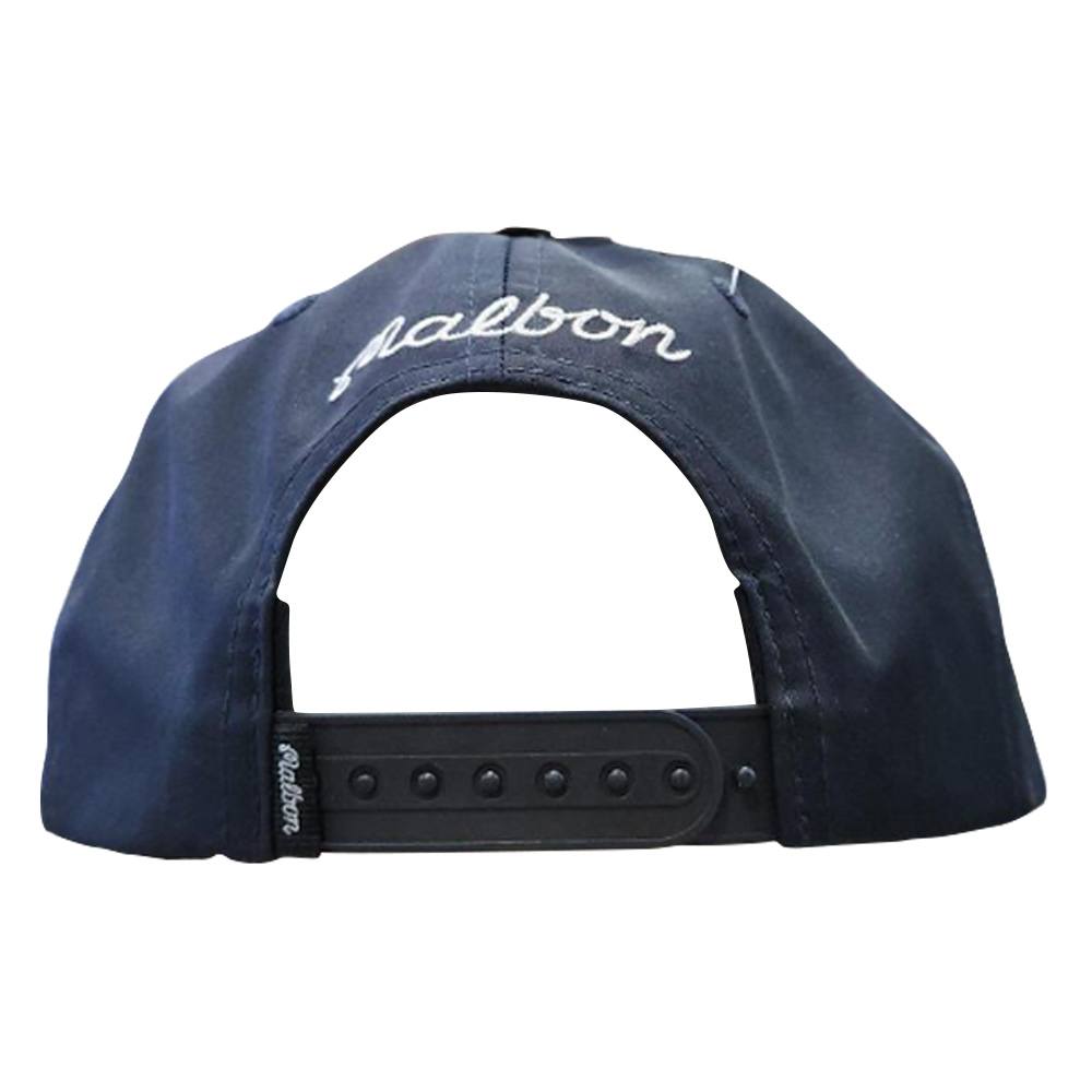 Malbon M Icon Evergreen Poly Rope 5-Panel Golf Cap Navy - FW25 Men