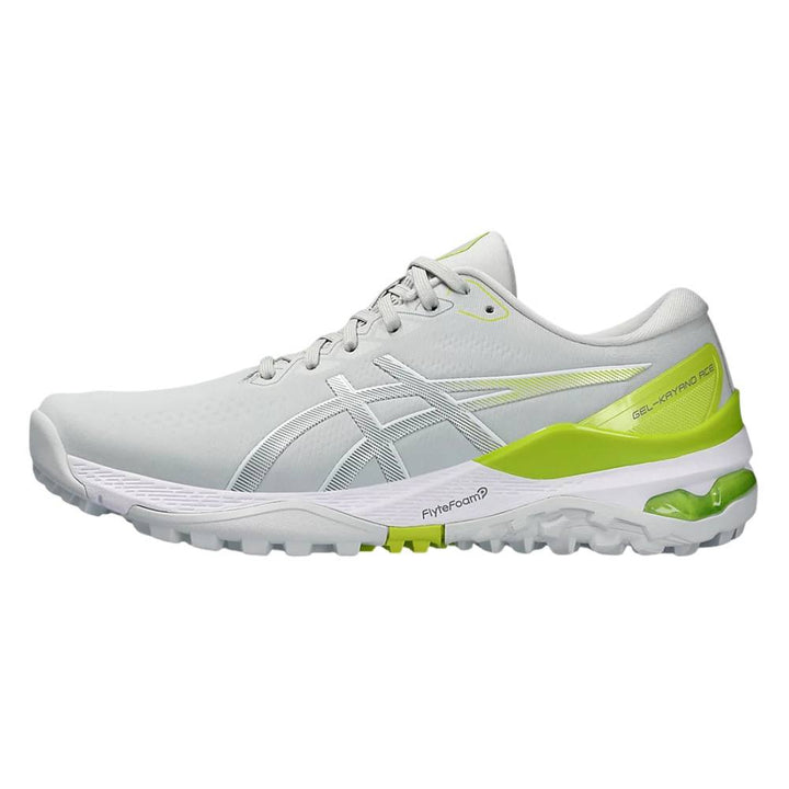 ASICS Gel-Kayano Ace 2 Spikeless Golf Shoes Glacier Gray/Neon Lime - 25 Men