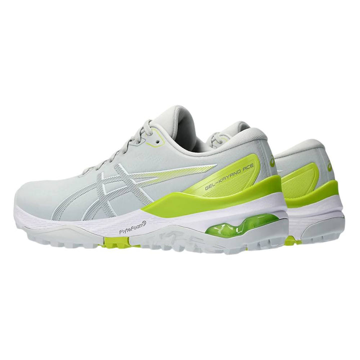 ASICS Gel-Kayano Ace 2 Spikeless Golf Shoes Glacier Gray/Neon Lime - 25 Men
