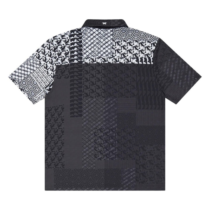 PXG Comfort Fit Unity Print Golf Polo Black - FW25 Men