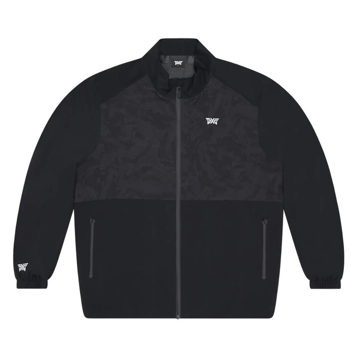 PXG Fairway Camo Rain Golf Jacket Black - FW25 Men