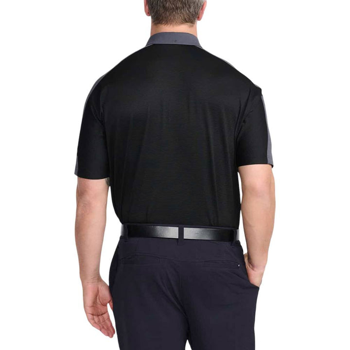PXG Comfort Fit Shoulder Trim Golf Polo Black - FW25 Men