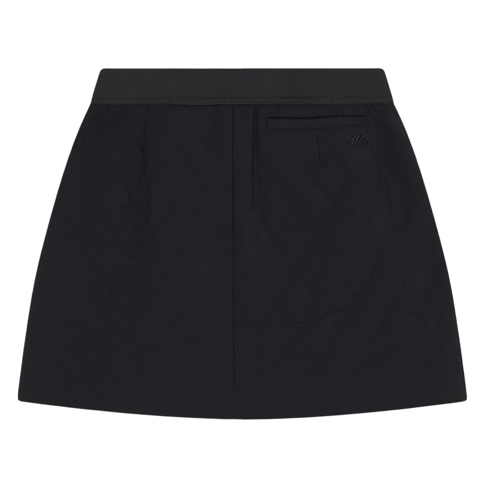 PXG Quilted Sherpa Golf Skirt Black - FW25 Women – Golfio