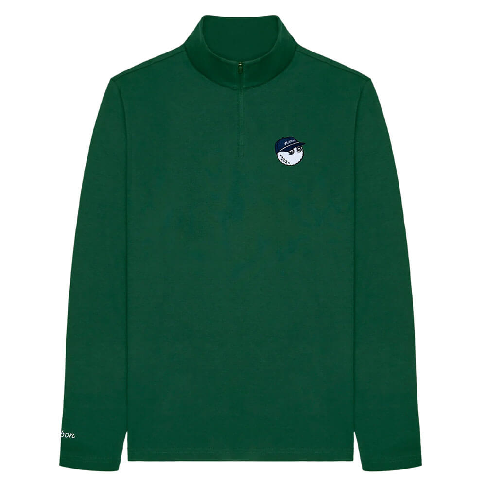 Malbon Flyer Mid Layer Golf Pullover Forest - 25 Men – Golfio