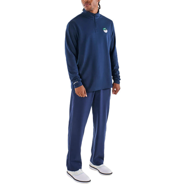 Malbon Flyer Mid Layer Golf Pullover Navy - 25 Men
