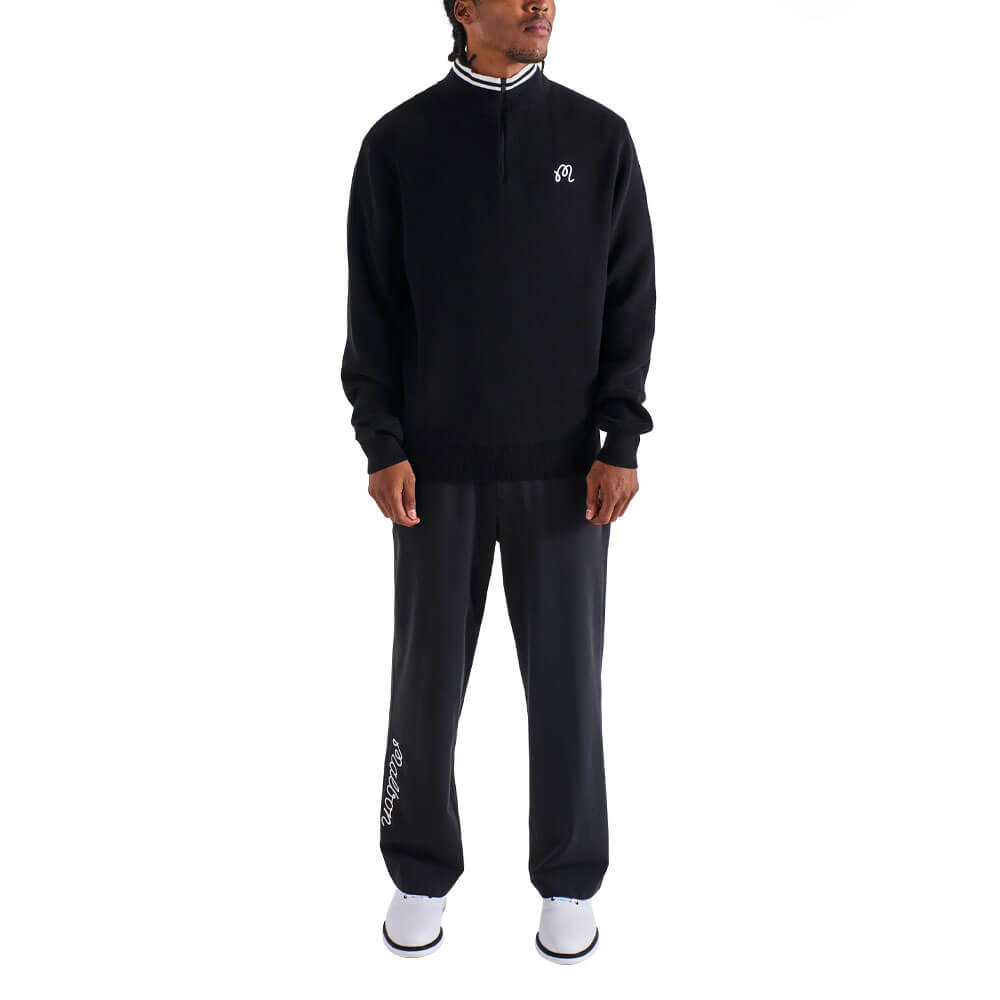 Malbon Sorrel Golf Sweater Black - 25 Men – Golfio