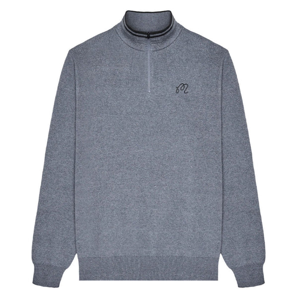 Malbon Sorrel Golf Sweater Charcoal - 25 Men