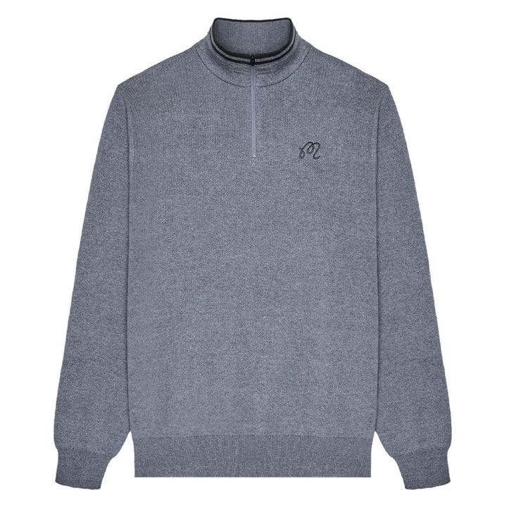 Malbon Sorrel Golf Sweater Charcoal - 25 Men