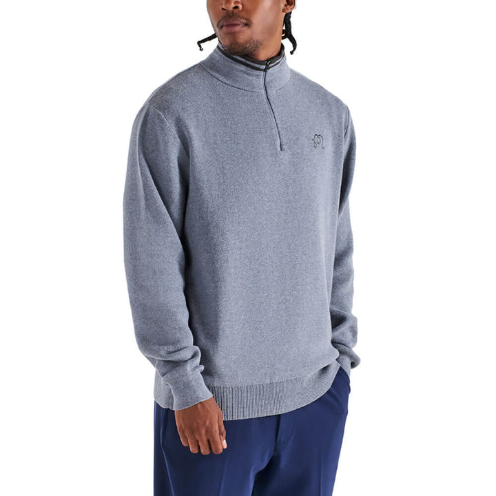 Malbon Sorrel Golf Sweater Charcoal - 25 Men