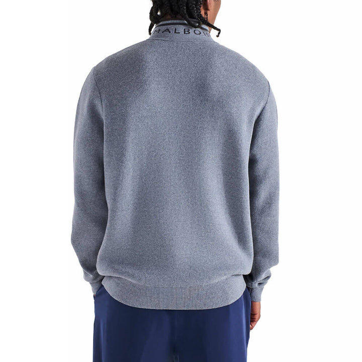 Malbon Sorrel Golf Sweater Charcoal - 25 Men