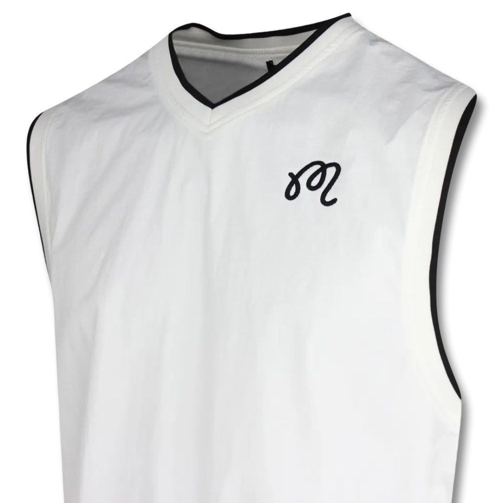 Malbon Evergreen Nylon Golf Vest Black/White - FW24 Men – Golfio Malbon Evergreen Nylon Golf Vest Black/White - FW24 Men – Golfio