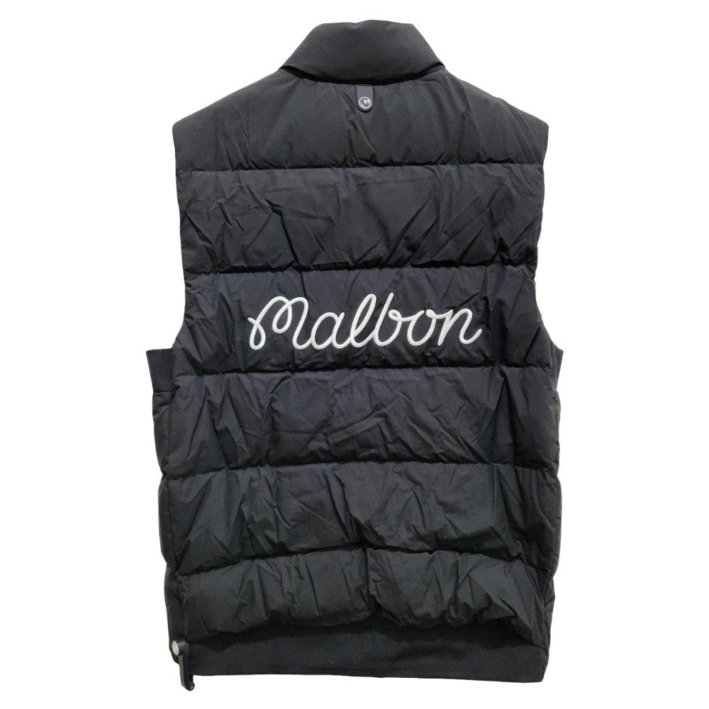 Malbon Evergreen Poly Down Golf Vest Black - FW25 Men – Golfio