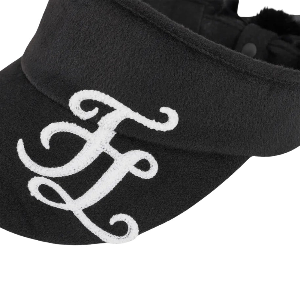 Fairliar Furry Logo Golf Visor Black - FW25 Women – Golfio