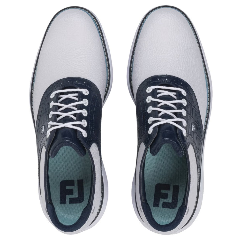FootJoy Traditions Golf Shoes White/Peacoat/Marine - SP26 Men – Golfio