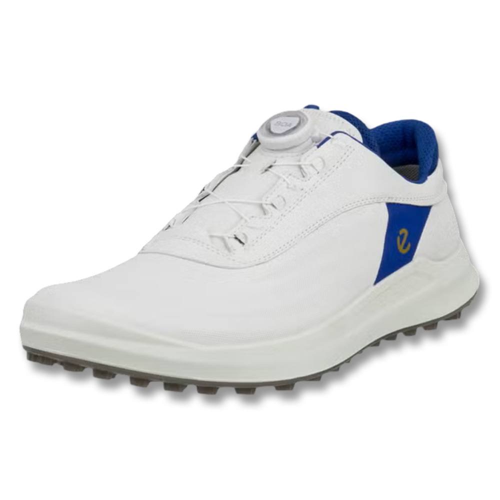 ECCO Core BOA Spikeless Golf Shoes White/Virtual - 25 Men – Golfio