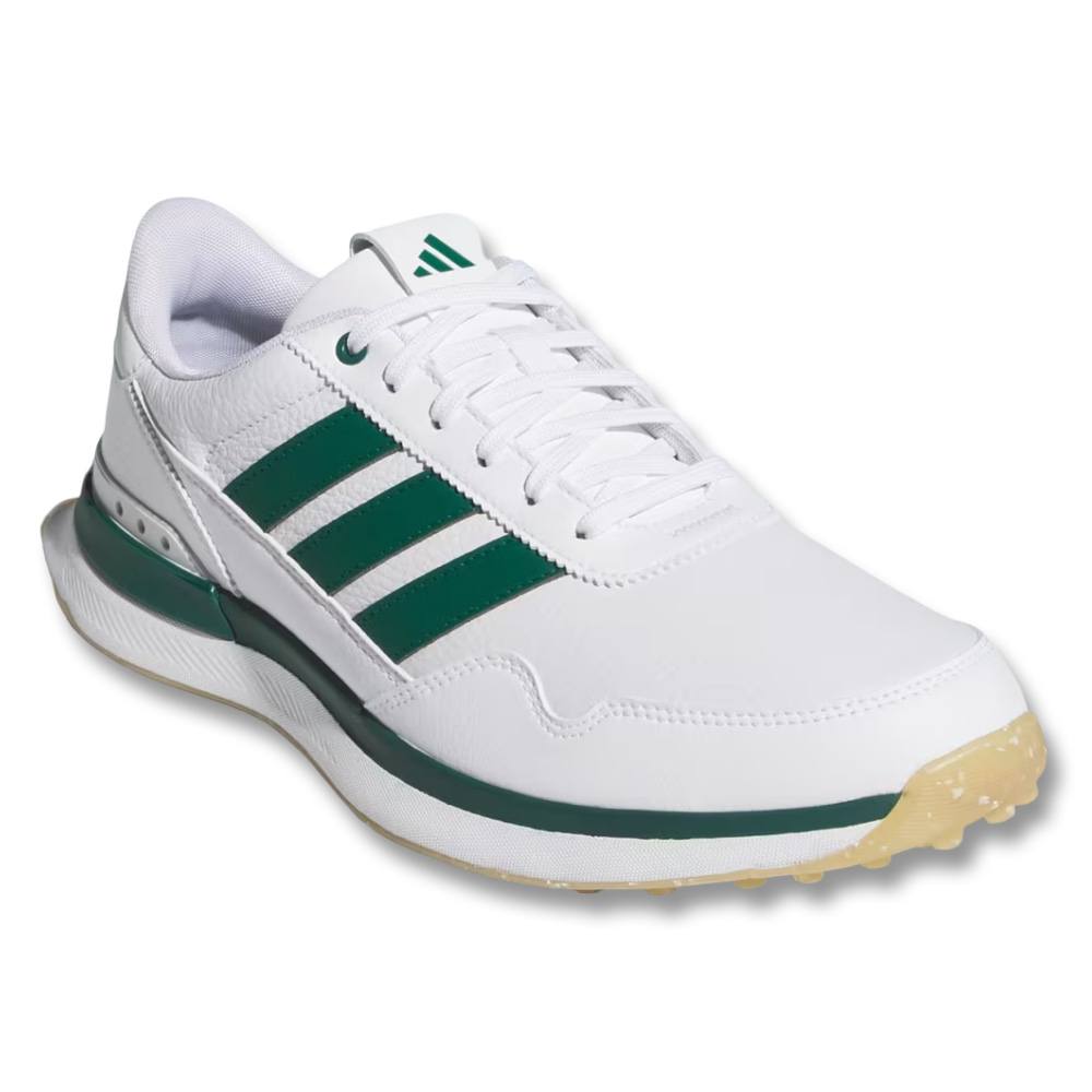 Adidas S2G 26 Leather Spikeless Golf Shoes Cloud White/Collegiate