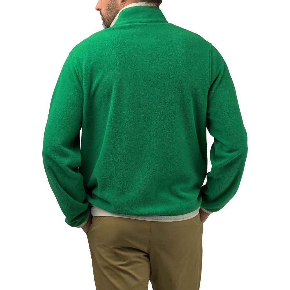GoodGood Golf Drain It Fleece Full Zip Golf Jacket Green - 26 Men