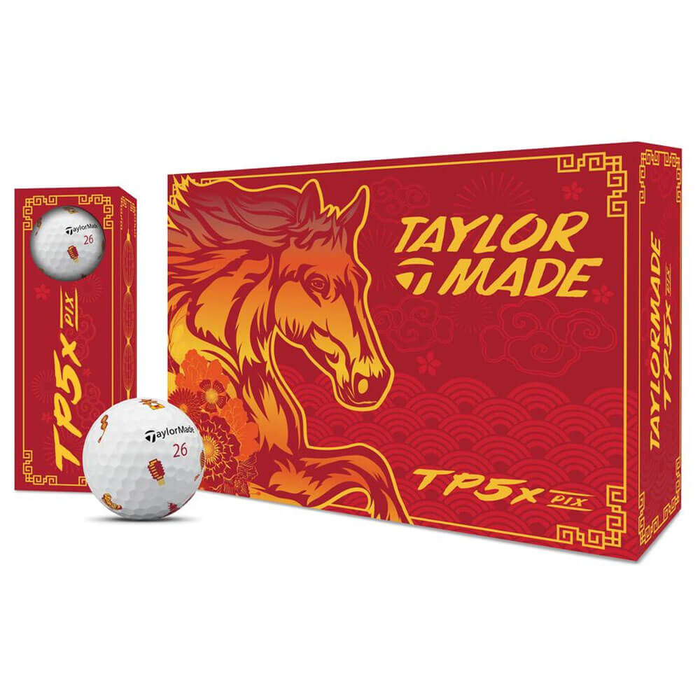 TaylorMade Limited Edition TP5x Pix Lunar New Year Golf Balls – Golfio