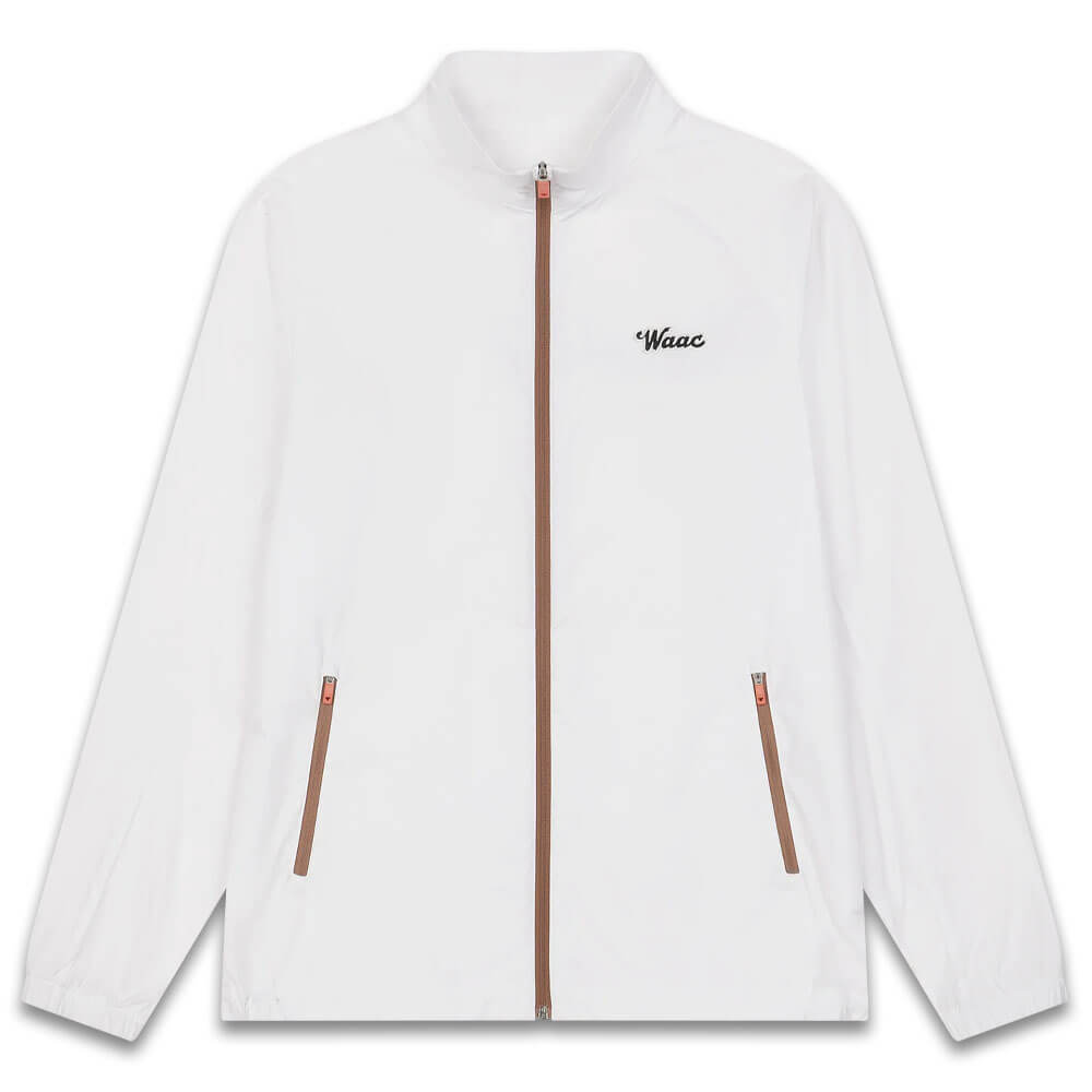 WAAC Zip-Up Windbreaker Golf Jacket White - SS26 Men – Golfio