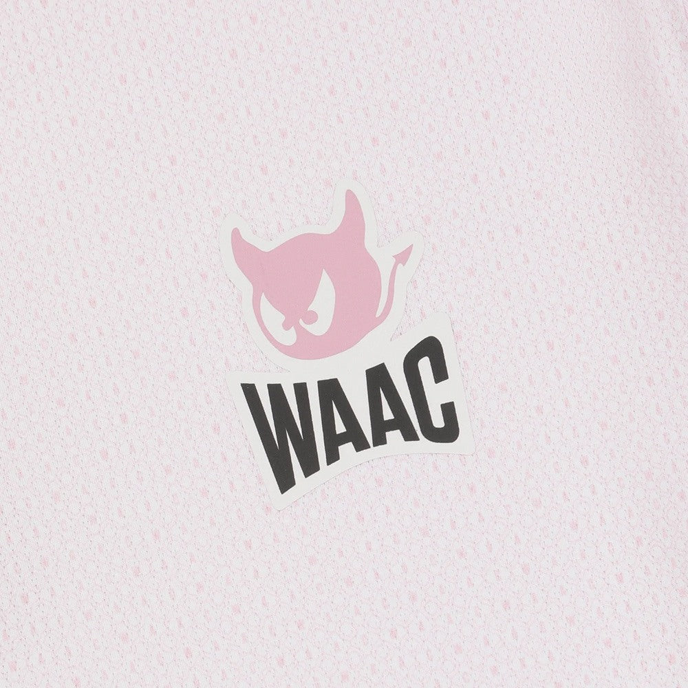 WAAC Korea Paintwork Golf Polo Light Pink - SS26 Men – Golfio