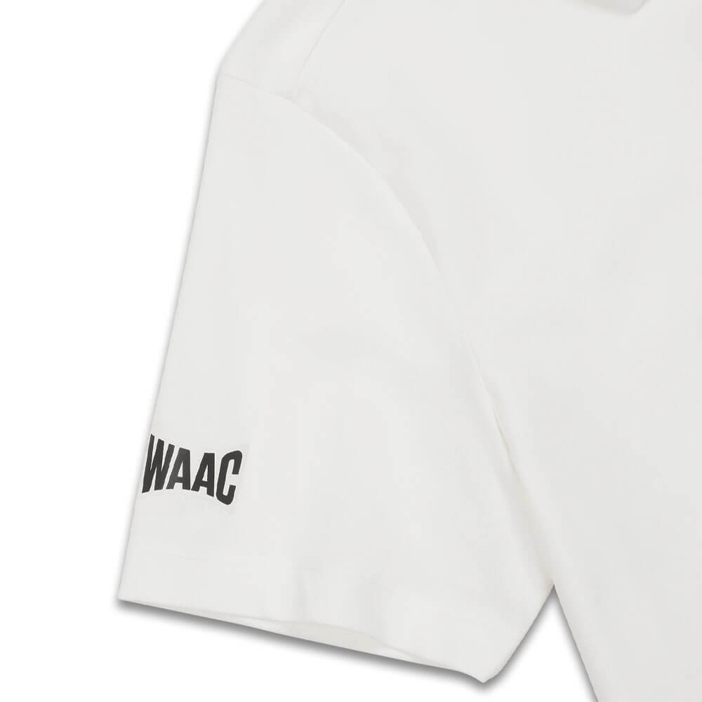 WAAC Slit Hem Golf Polo White - SS26 Women – Golfio