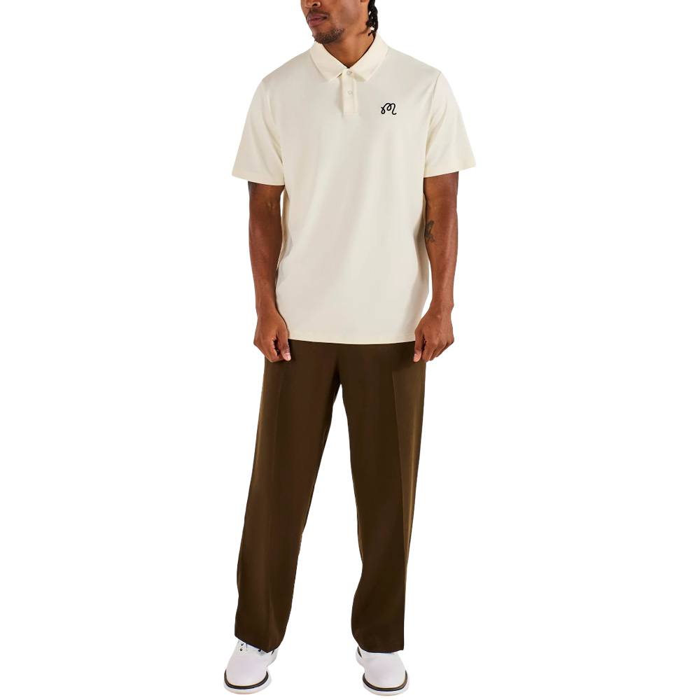Malbon アイボリー ポロ Malbon Fairway Golf Polo Ivory - SS26 Men – Golfio