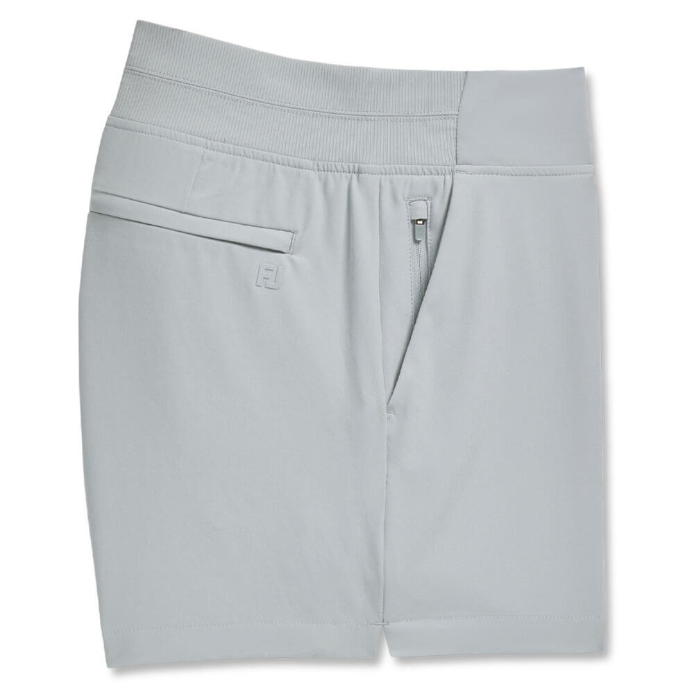 FootJoy Pull-On Stretch Woven Golf Short Grey - SS26 Women – Golfio