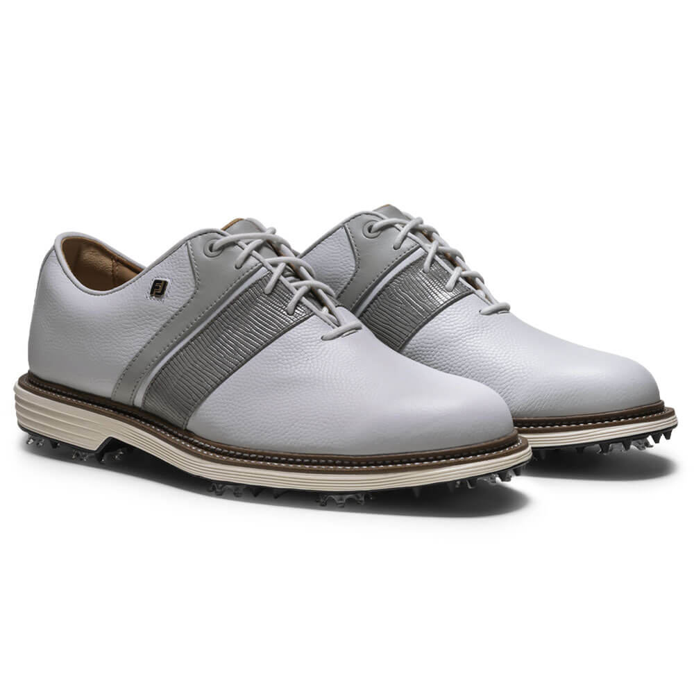 FootJoy R&A ゴルフシューズ ホワイト/グレー FootJoy Premiere Series - Packard Golf Shoes White/Steel Gray