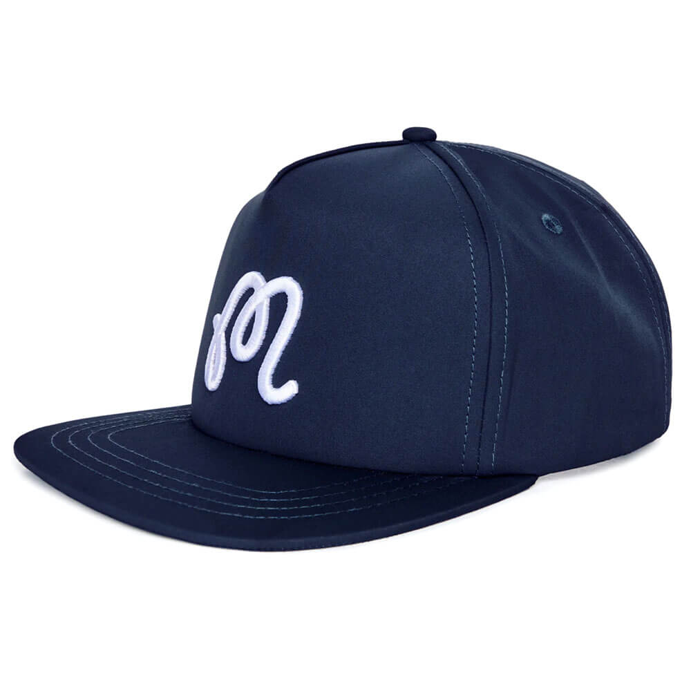 Malbon M Snapback Golf Cap Navy - 25 Men – Golfio
