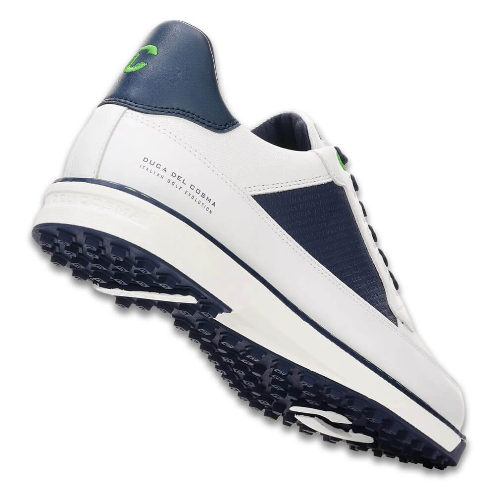 Duca Del Cosma Golf Davinci Leggero Spikeless Golf Shoes White