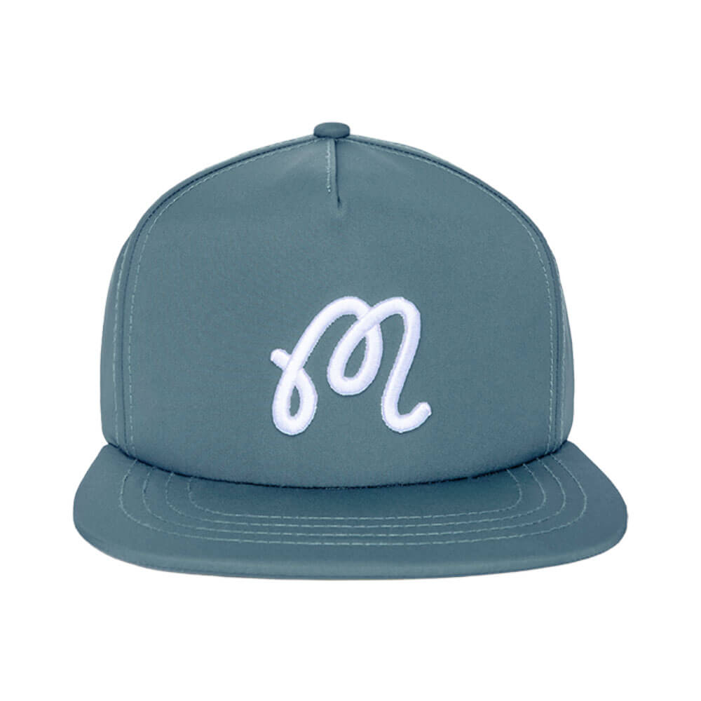 Malbon M Snapback Golf Cap Aegean Blue - SS26 Men – Golfio