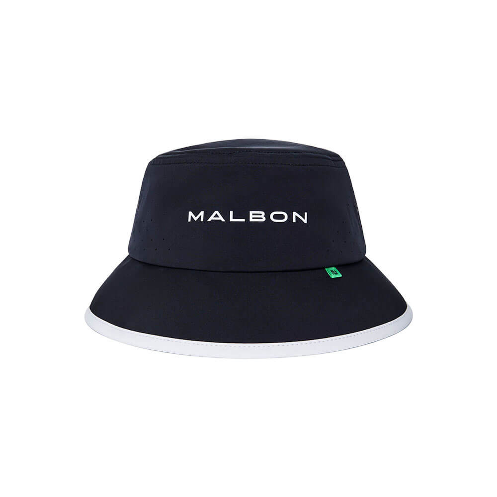 Malbon Performance Tech Golf Bucket Hat Black - SS26 Men – Golfio