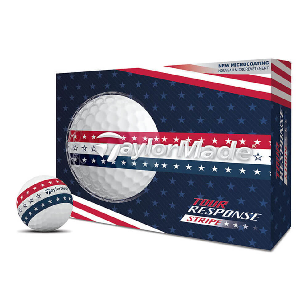 TaylorMade Tour Response Stripe USA Golf Balls – Golfio