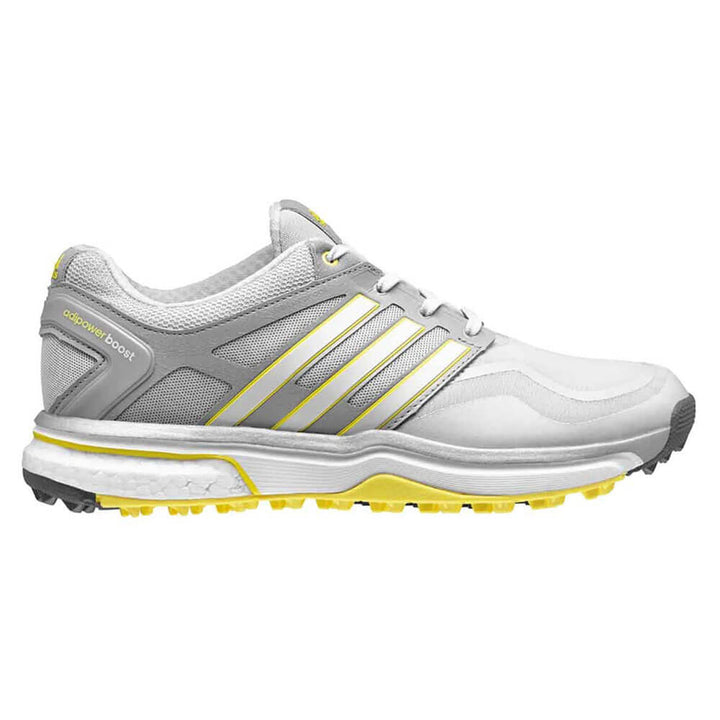 Adidas Adipower Sport Boost Spikeless Golf Shoes CLOSEOUT Gray/White/Y Golfio Adidas Adipower Sport Boost Spikeless Golf Shoes CLOSEOUT Gray/White/Y Golfio