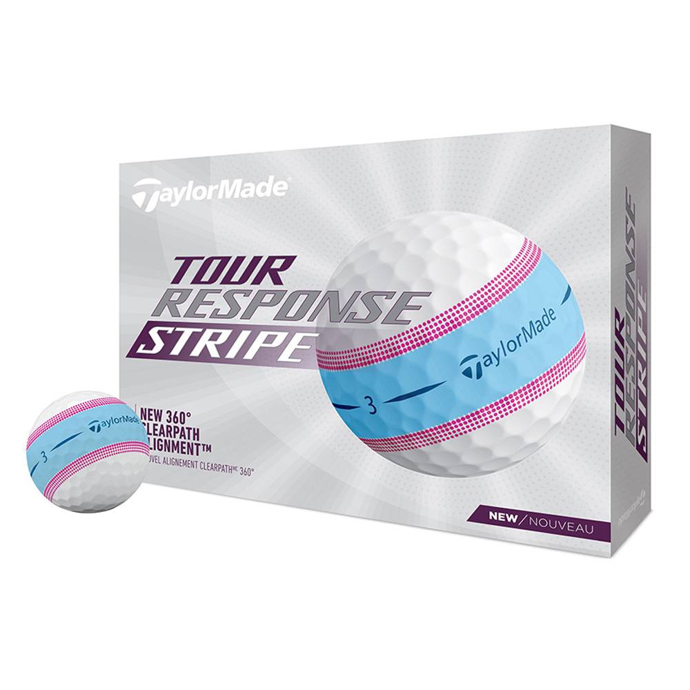 TaylorMade Tour Response Stripe Golf Balls 2024