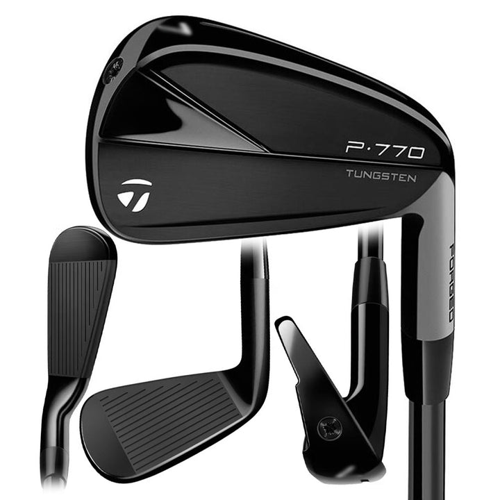 Set De Fers De Golf Taylormade P770 Phantom Noir 2023 - 4 à PW - Manche Set De Fers De Golf Taylormade P770 Phantom Noir 2023 - 4 à PW - Manche