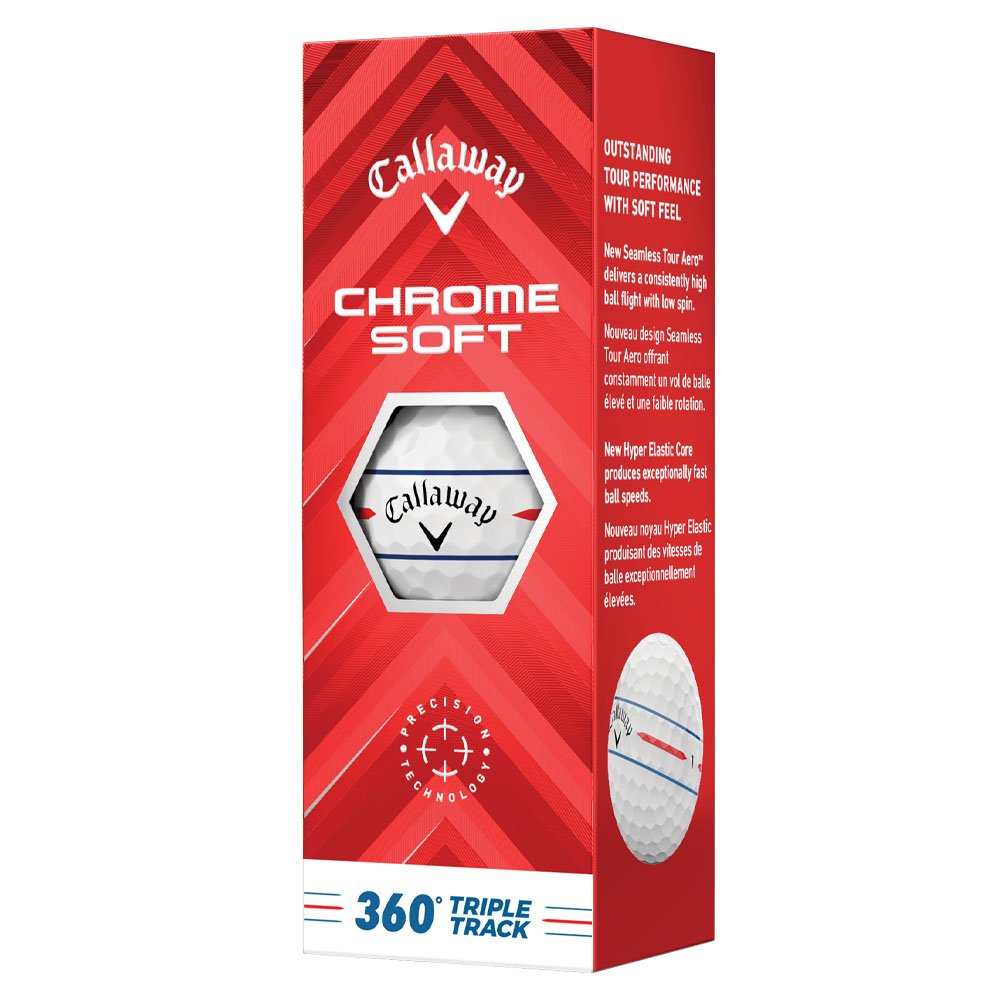 Callaway Chrome Soft 360 Triple Track 24 Golf Balls 2024