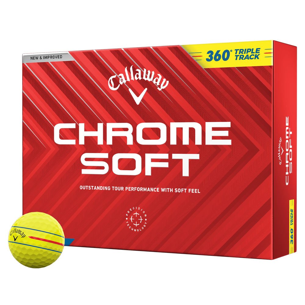 Callaway Chrome Soft 360 Triple Track 24 Golf Balls 2024
