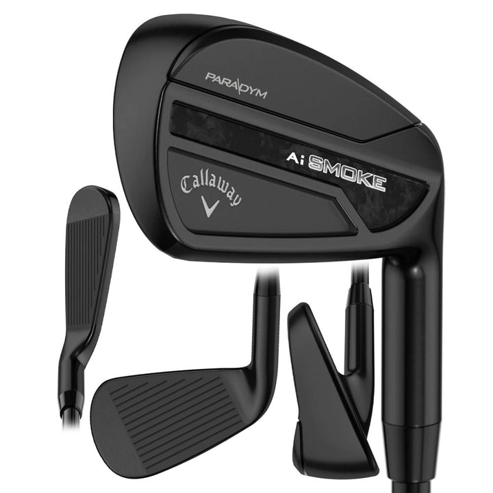 LH Callaway Paradym Ai Smoke 5-PW+AW Iron Set Steel True Temper Elevate Mph 95 LH Callaway Paradym Ai Smoke 5-PW+AW Iron Set Steel True Temper Elevate Mph 95