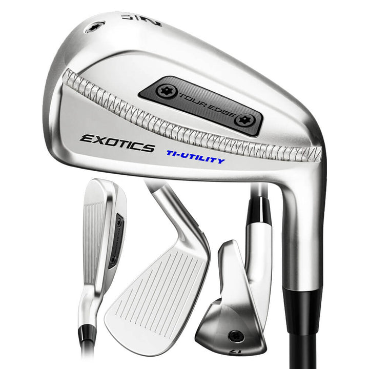 Tour Edge Exotics Silver Chrome Ti-Utility Iron - 26 Men