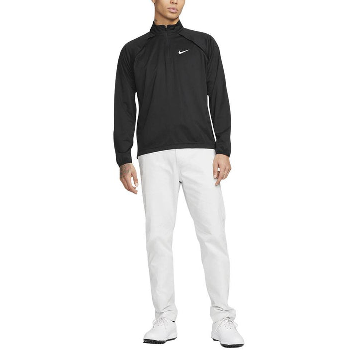 Nike Repel Tour 1/2 Zip Golf Jacket Black/White - FW23