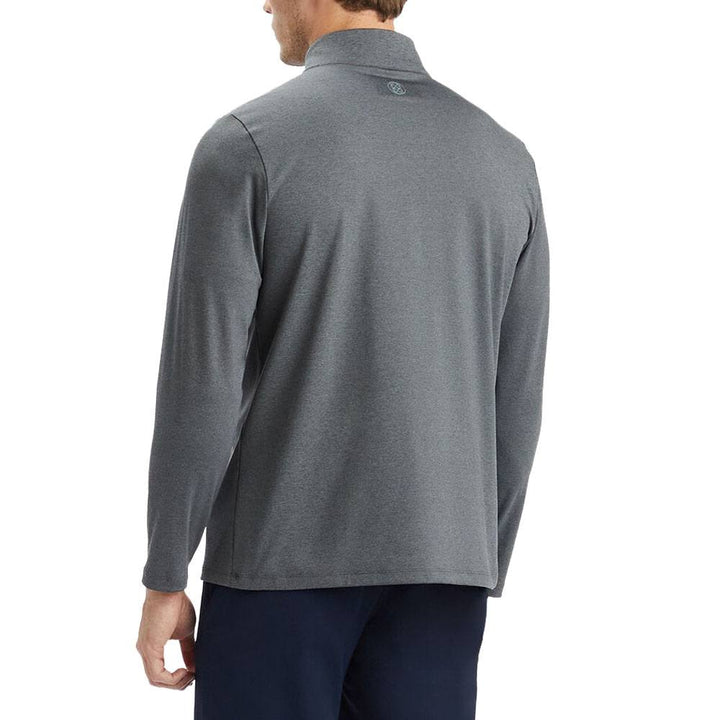 Gfore Daytona Tech Interlock Golf Pullover Charcoal Heather Gray - 23