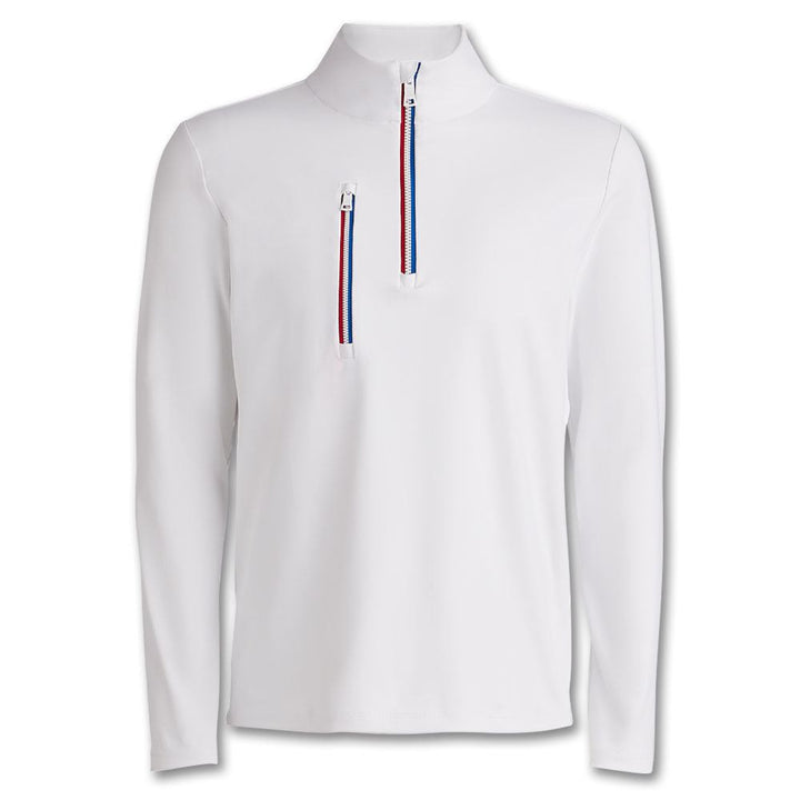 Gfore Daytona Tech Interlock Golf Pullover Snow - 23