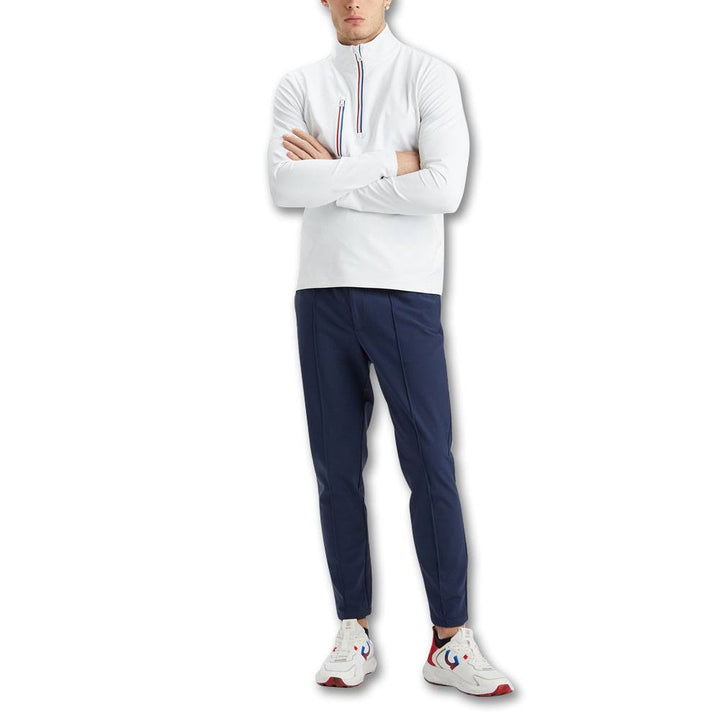 Gfore Daytona Tech Interlock Golf Pullover Snow - 23